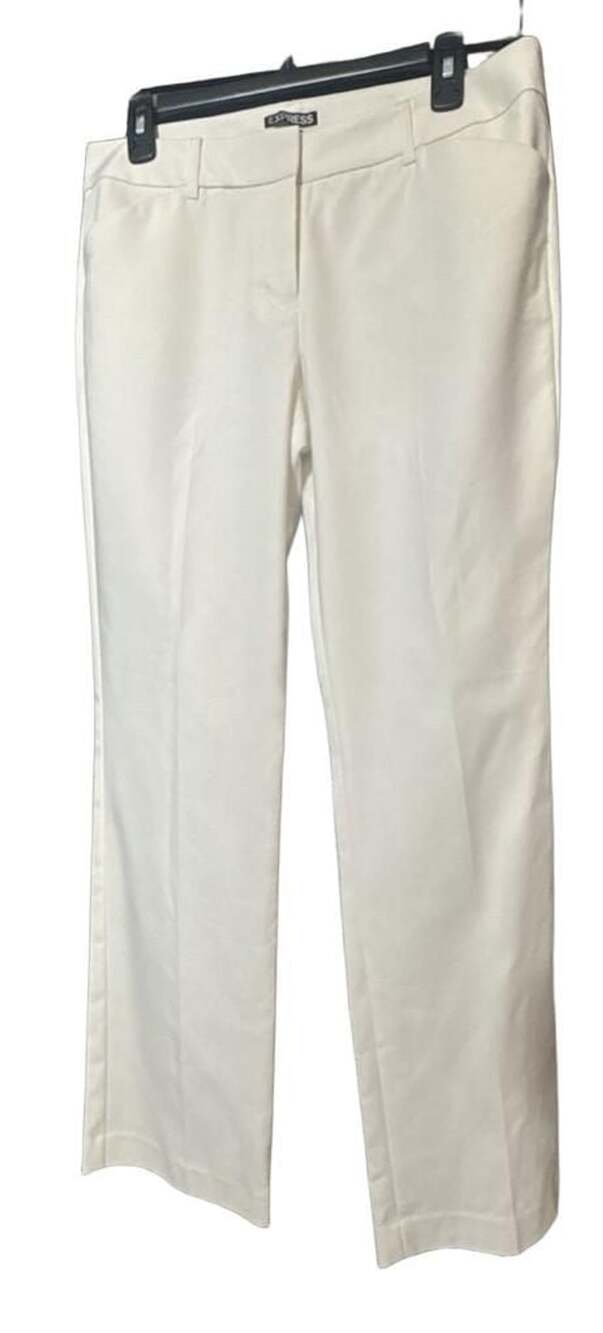 Express Editor Pants Size 10R White Dress Slacks